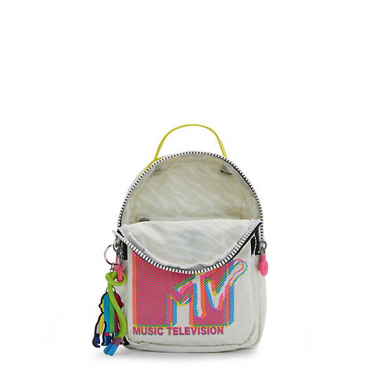 Kipling Alber MTV 3-in-1 Convertible Mini Bag Hátizsák Szürke Rózsaszín | HU 1537XY